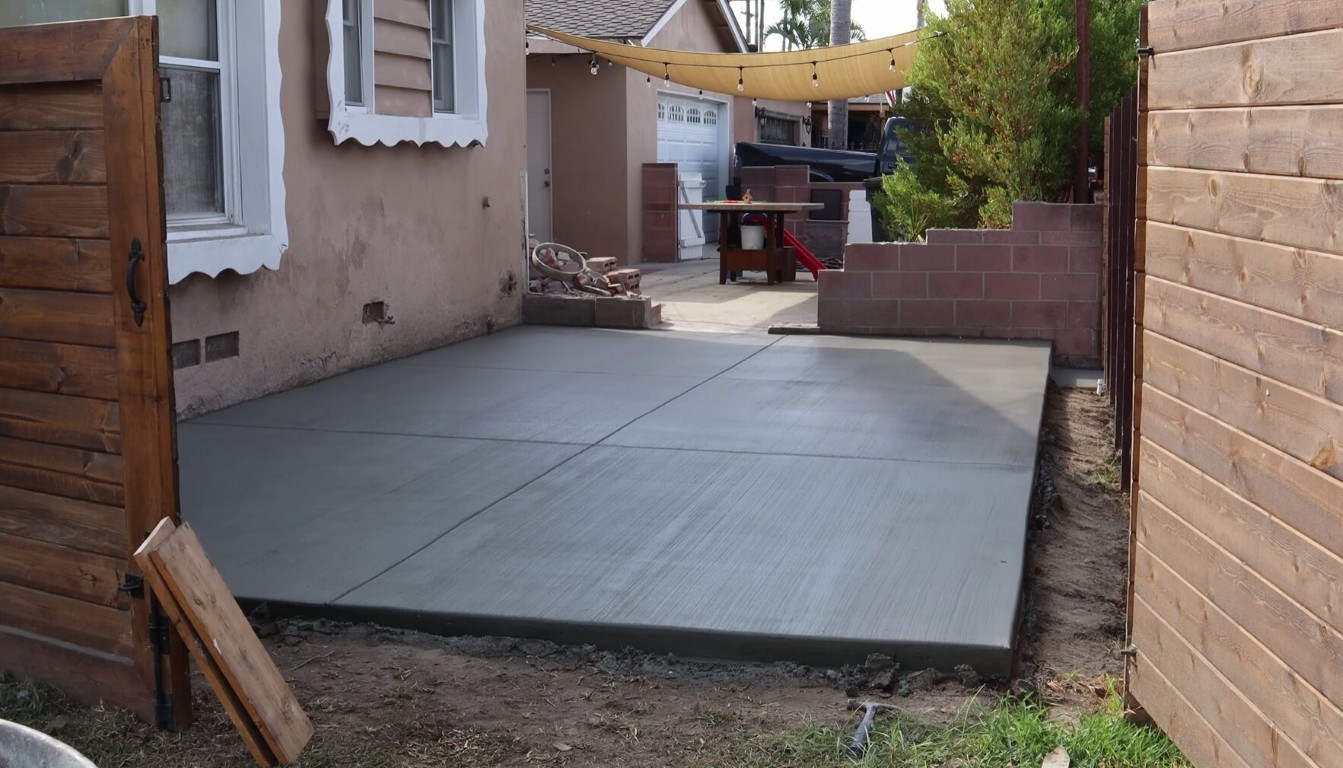 Beautiful concrete patio design and installation in San Luis, AZ